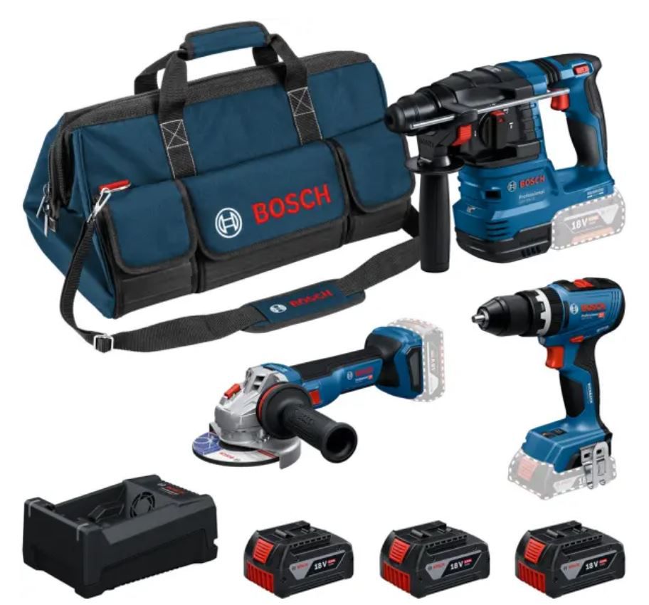 Akku-Maschinen-Sets Bosch Combo KIT - inkl. Akku und Ladegerät