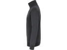 Zip-Sweatshirt Premium Gr. L, anthrazit - 70% Baumwolle, 30% Polyester