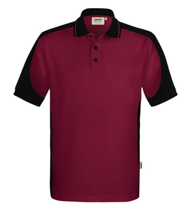 Hakro Poloshirt Contrast Mikralinar - 50% Baumwolle, 50% Polyester (recycelt)