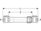 Geberit Langkupplungen - FlowFit d Ø 25 mm