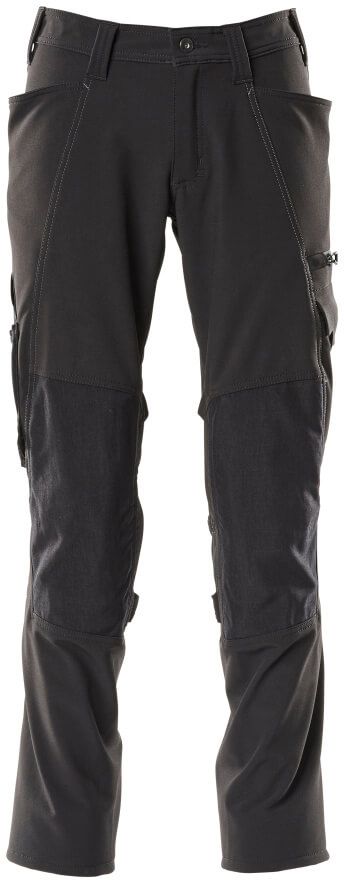 Hose mit Knietaschen, Stretch - 88% PES / 12% EOL, 275 g/m2