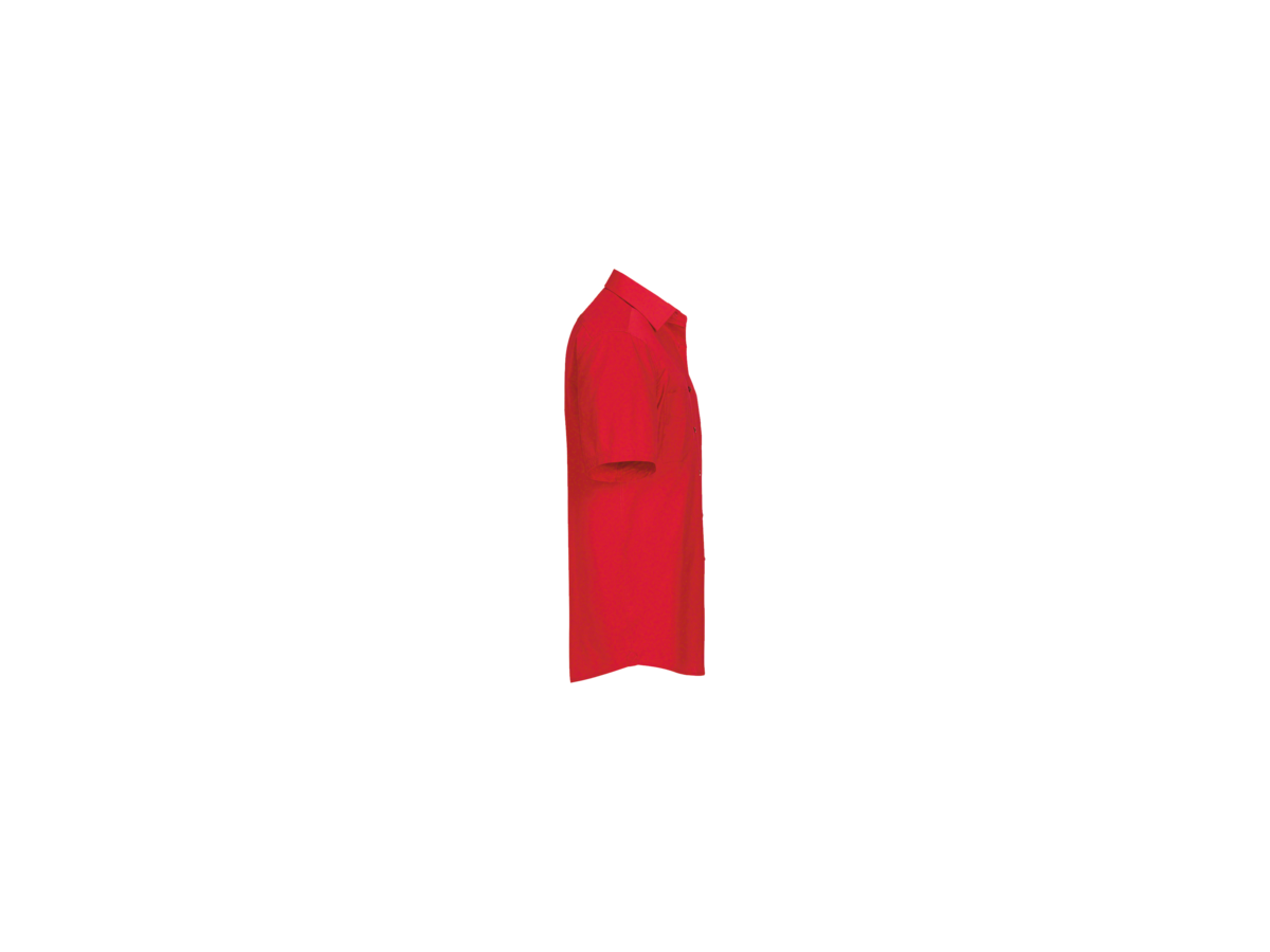 Hemd ½-Arm Performance Gr. 5XL, rot - 50% Baumwolle, 50% Polyester, 120 g/m²