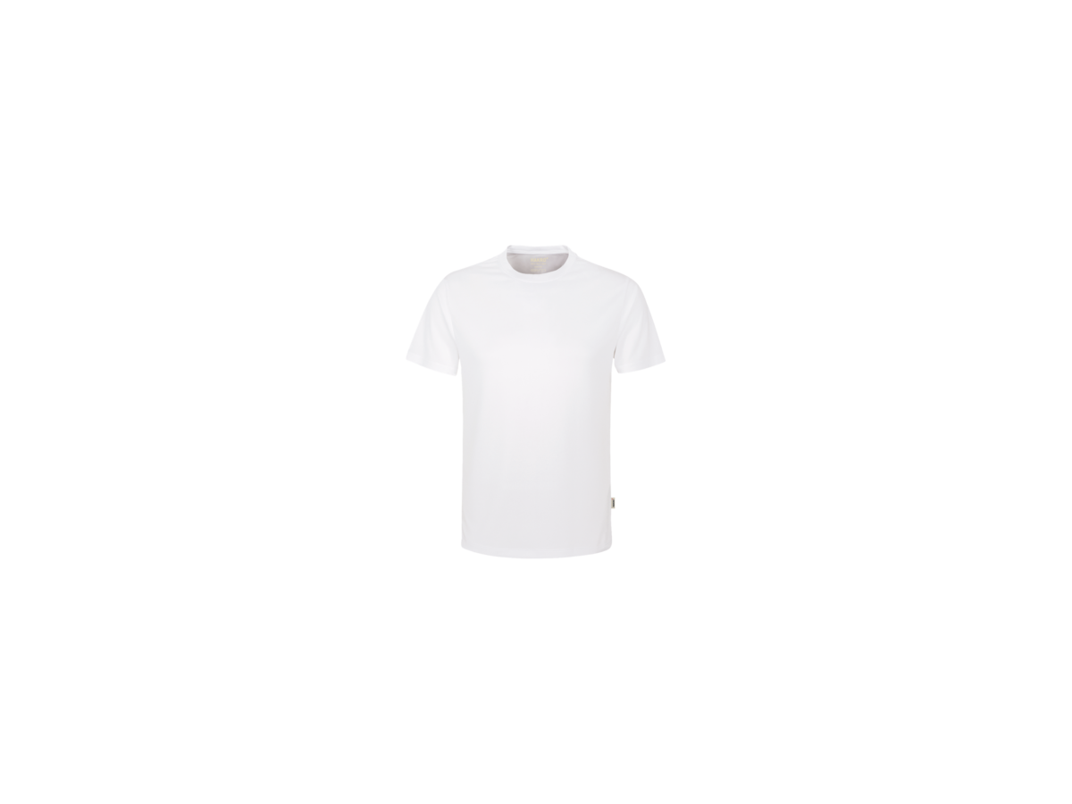 T-Shirt COOLMAX Gr. M, weiss - 100% Polyester, 130 g/m²