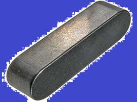 Federkeile Form A rundstirnig INOX A4 - DIN 6885A
