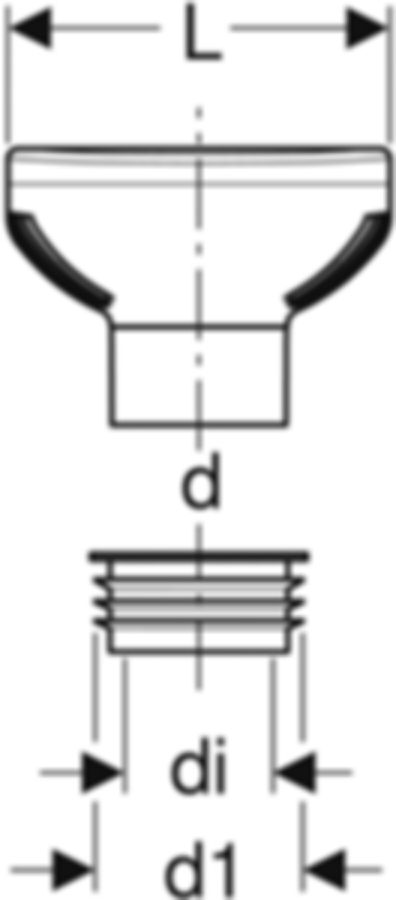 Geberit PE Rohrbelüftungsventil GRB90