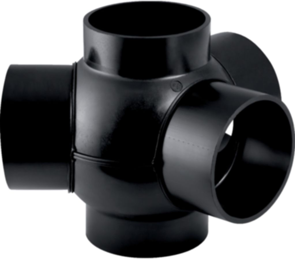 Geberit PE Mehrfach-Abzweig 135° - 3-teilig