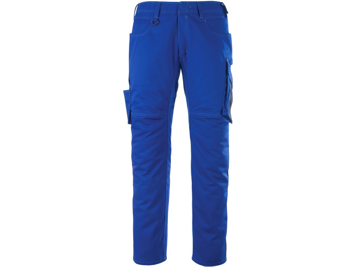Hose mit Schenkeltaschen, Gr. 82C43 - kornblau/schwarzblau, 65% PES/35% CO