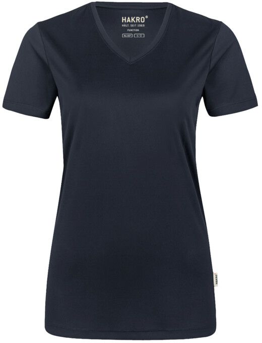 Damen-V-Shirt COOLMAX - 100% Polyester, 130 g/m²