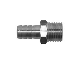 Schlauchtülle Messing vern. - mit AG 1/4" x 13 mm