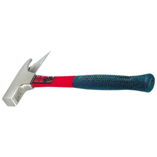 Latthammer Profi mit Magnet und - Fiberglasstiel, polierter Kopf