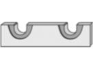 Montageplatte LEIFELD 153 mm - aus wasserfestem Schichtholz