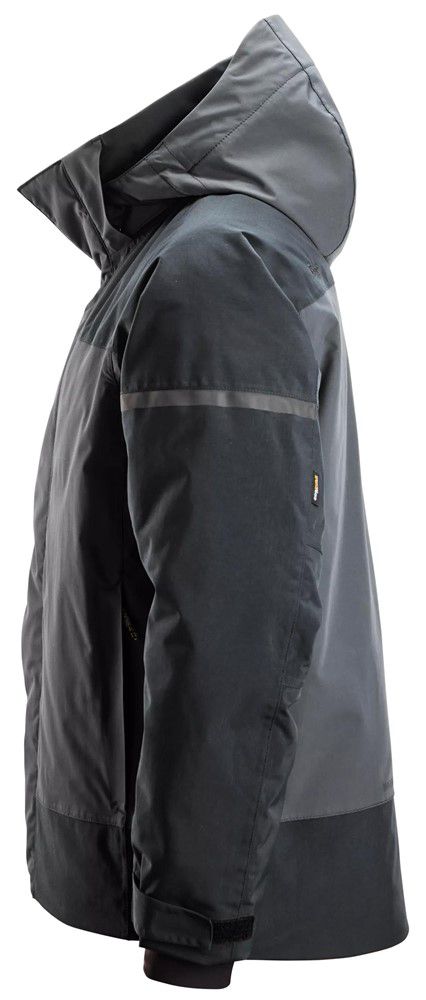 Winterjacke AllroundWork - Snickers, grau/grau, wasserdicht