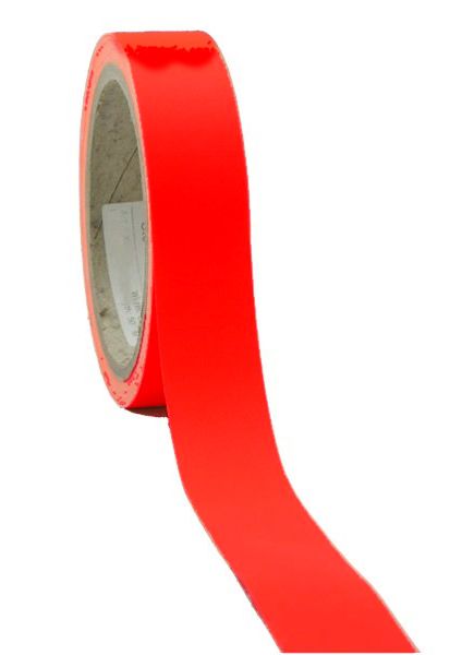 Reflektorenband rot - Breite 5 cm, Rolle à 45.7 Meter