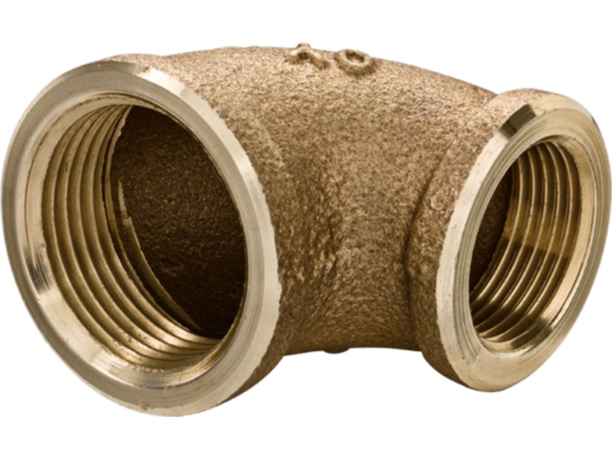 Rotguss-Winkel Nr.   90       1"