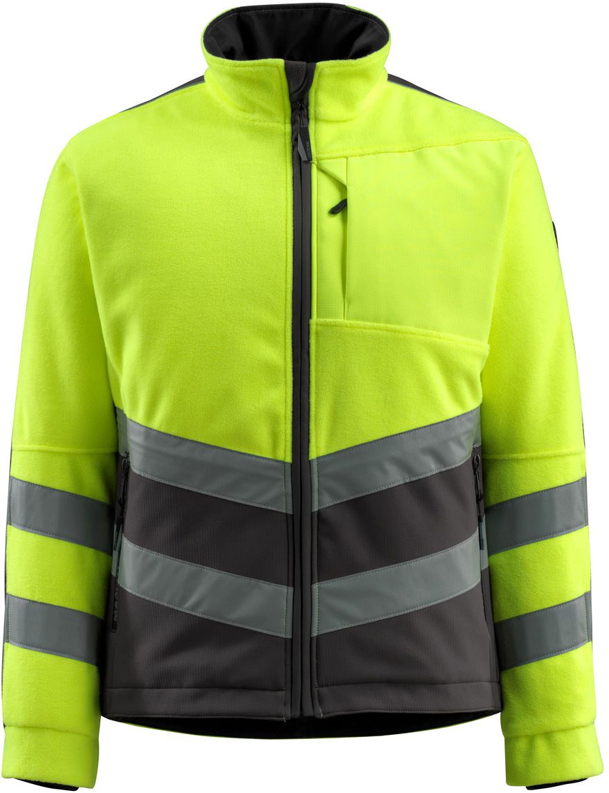 Fleecejacke Sheffield Gr. 3XL - hi-vis gelb/dunkelanthrazit