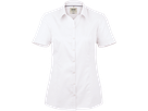 Bluse ½-Arm Business Gr. L, weiss - 100% Baumwolle