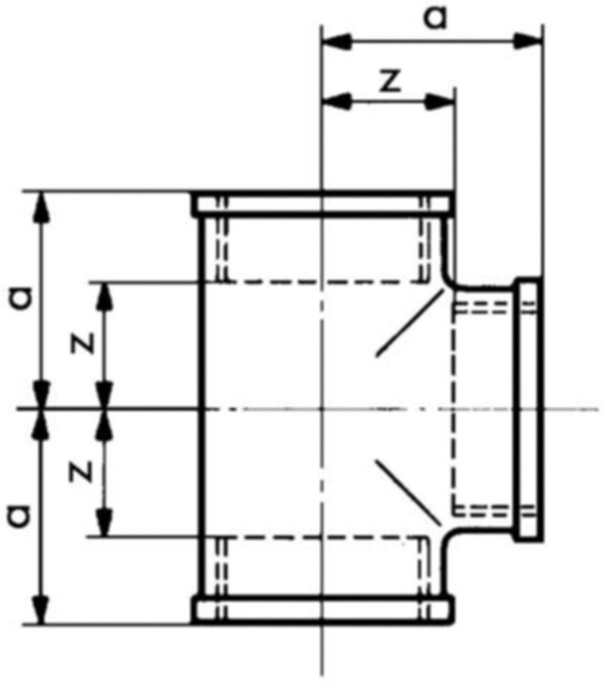 T-Stücke +GF+ Serie 8000