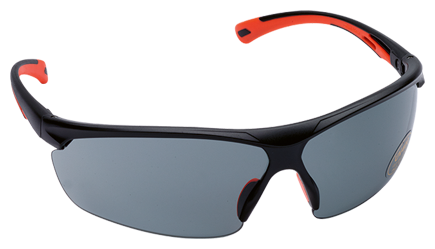 Sonnenschutzbrille MSA MOVE - schwarz/orange Polycarbonatscheibe