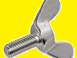 Flügelschrauben Messing vernickelt - DIN 316