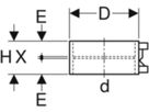 Geberit Elektro-Muffe 125 - Pak à 8 Stk