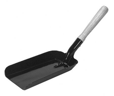 Kohlenschaufel schwarz lackiert 12 cm