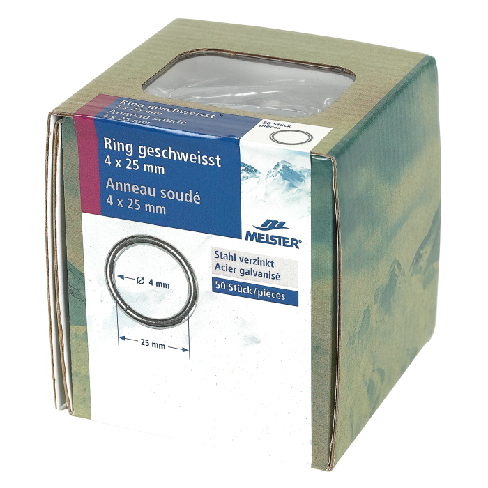 Ring geschweisst MEISTER Stahl verzinkt