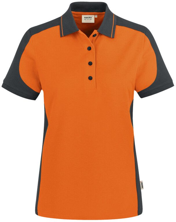 Damen-Poloshirt Contrast Performance - 50% Baumwolle, 50% Polyester, 200 g/m²