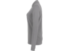 Damen-Longsl.-Polosh. Perf. XS titan - 50% Baumwolle, 50% Polyester