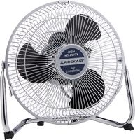 Windmaschine verchromt V9 230V - 50W Ventilator ø 22 cm