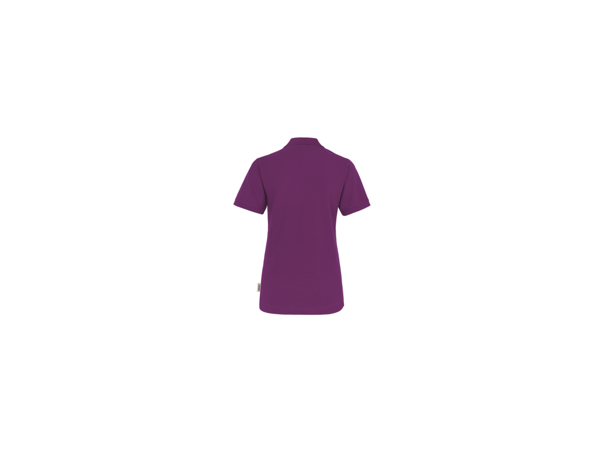Damen-Poloshirt Perf. Gr. S, aubergine - 50% Baumwolle, 50% Polyester, 200 g/m²