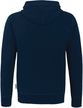 Kapuzenjacke Bonded Gr. L, tinte/silber - 55% Polyester, 45% Baumwolle