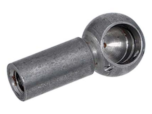 Kugelpfanne Form B mit Sprengring, blank - DIN71805B