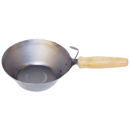 Mörtelpfanne 180 mm blank mit Griff