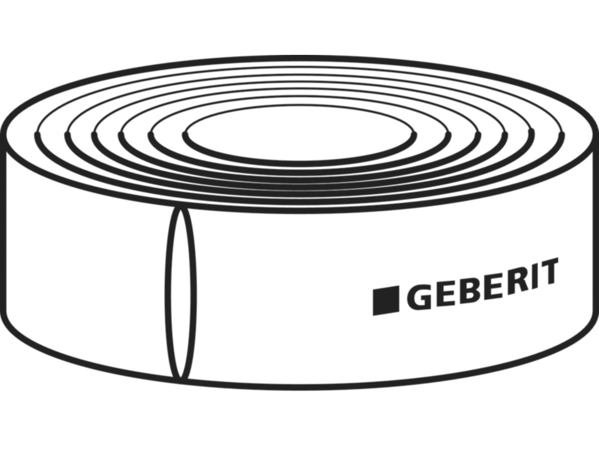 Geberit-Silent Dämmschlauch 56 - Rolle à 15m (Eingabe in m)