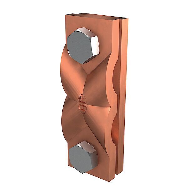 Kreuzklemme für Draht und Band