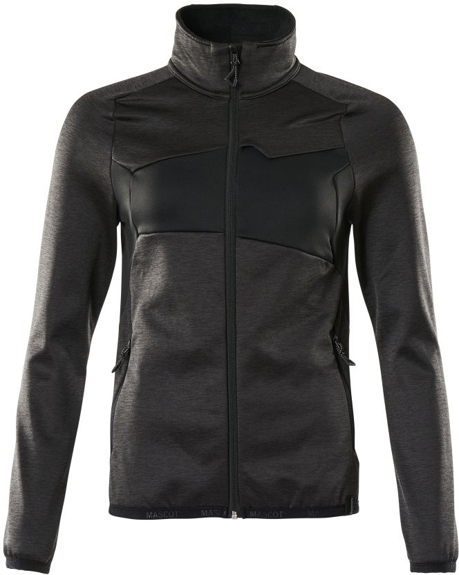 Fleecepullover mit Reissverschluss - Damenpassform, 94% PES / 6% EL, 260 g/m2