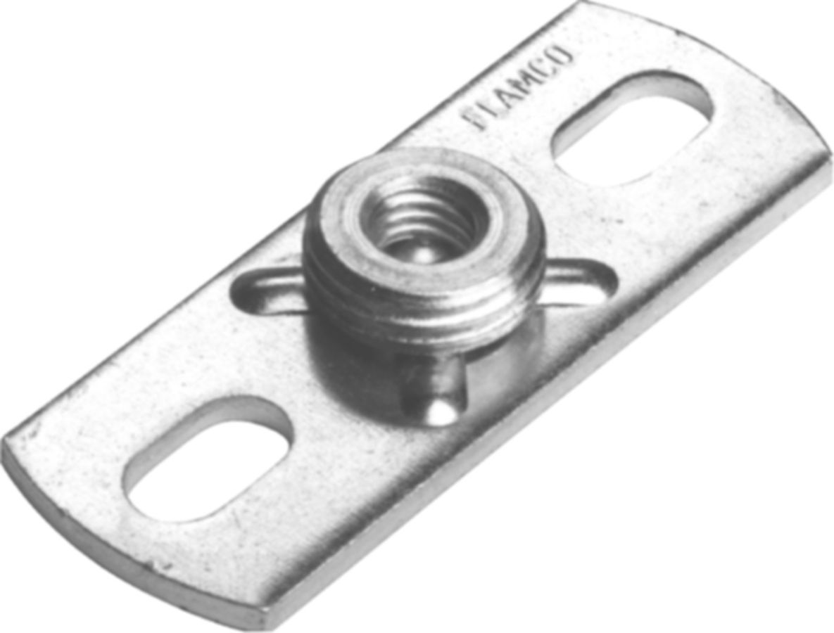 Grundplatten FLAMCO SRG 2-L GP 1/2"/M10 - 80x30x3 mm