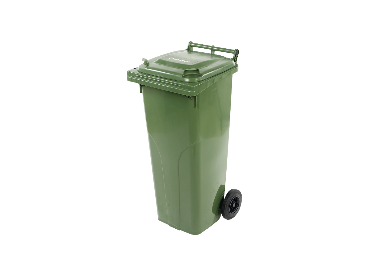 Abfallbehälter 120l grün