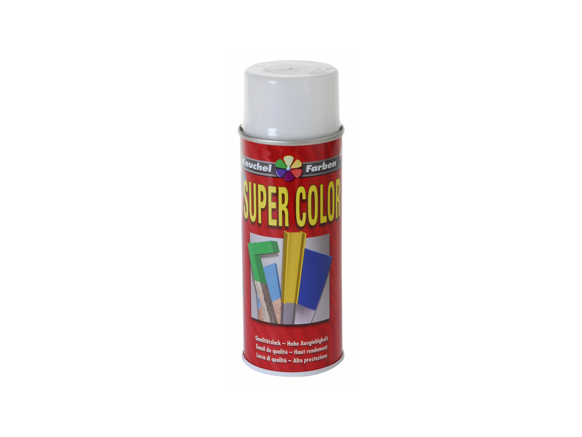 Lack-Spray SUPER COLOR schwarz glanz - 400 ml, RAL 9005