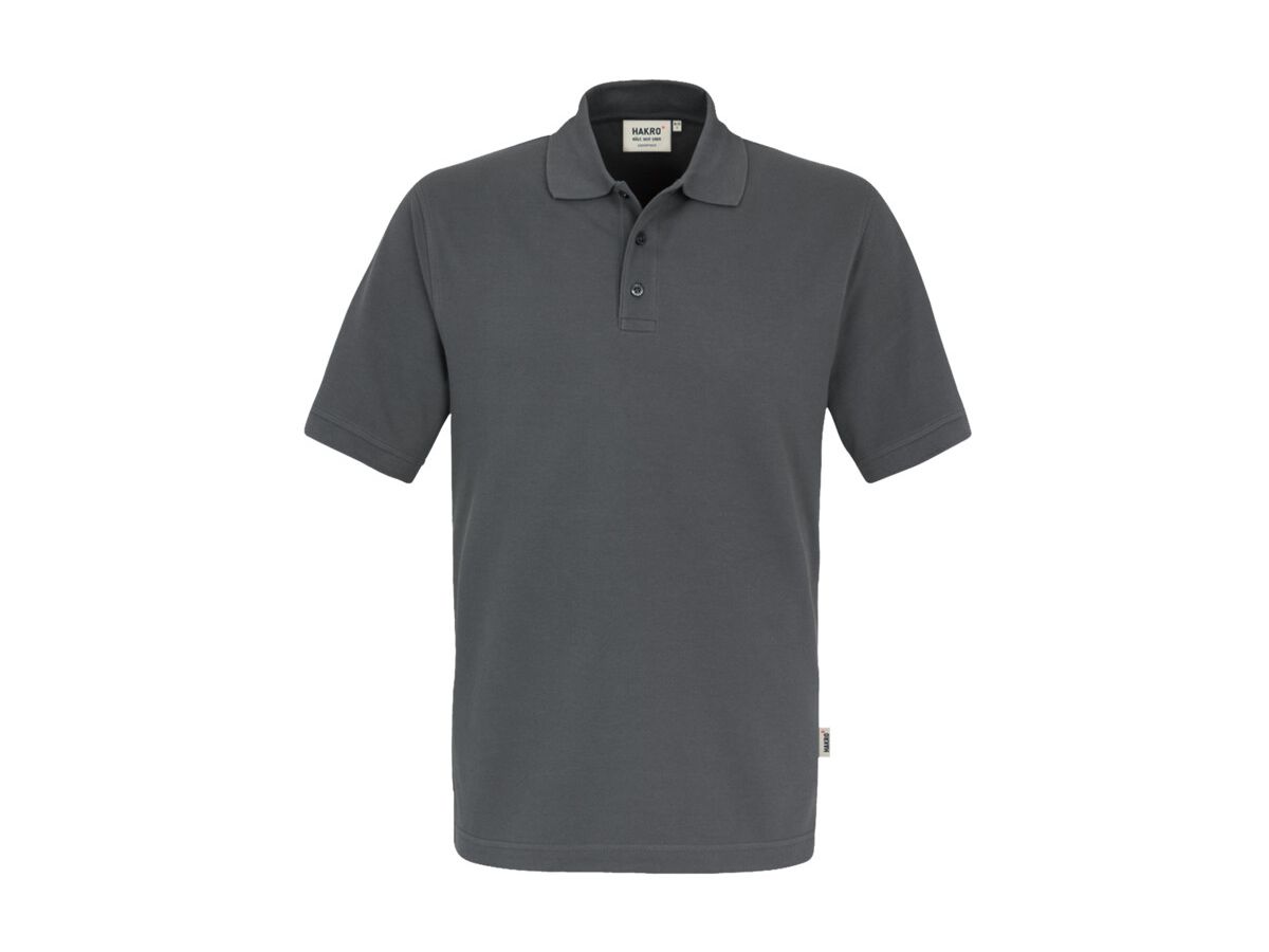 Poloshirt Top Piqué aus 100 % Baumwolle - grau-mel.: 60 % Polyester, 40 % Baumwoll