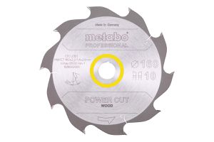 Kreissägeblatt METABO 160x20 Z10 WZ 22° - PowerCut Wood-Professional