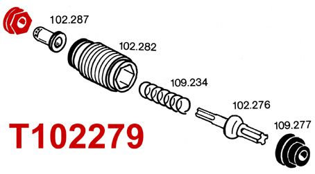 Gummiformteil zu Suevia 115