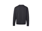Sweatshirt Bio-Baumwolle GOTS Gr. L - karbongrau,75% Baumw.(Bio),25% Poly.recy