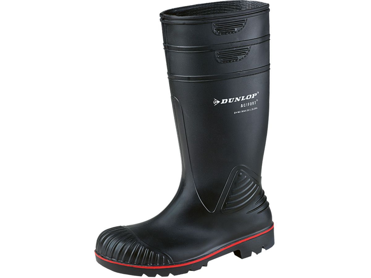 Bau-Stiefel sw S5, Gr.46 - schwarz DUNLOP