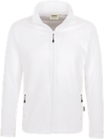 Fleecejacke Langley Gr. 2XL, weiss - 100% Polyester, 220 g/m²