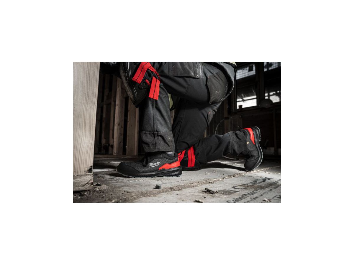 Sicherheits-Halbschuh Gr. 44 schwarz - Milwaukee, FLEXTRED S1PS