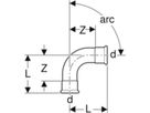 MPF-Bogen 90° 54 mm Nr. 23108