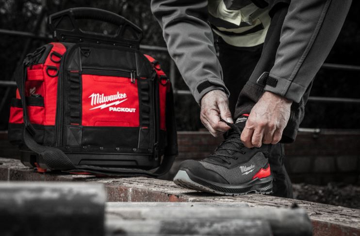Sicherheits-Schnürstiefel schwarz - Milwaukee, FLEXTRED S1PS
