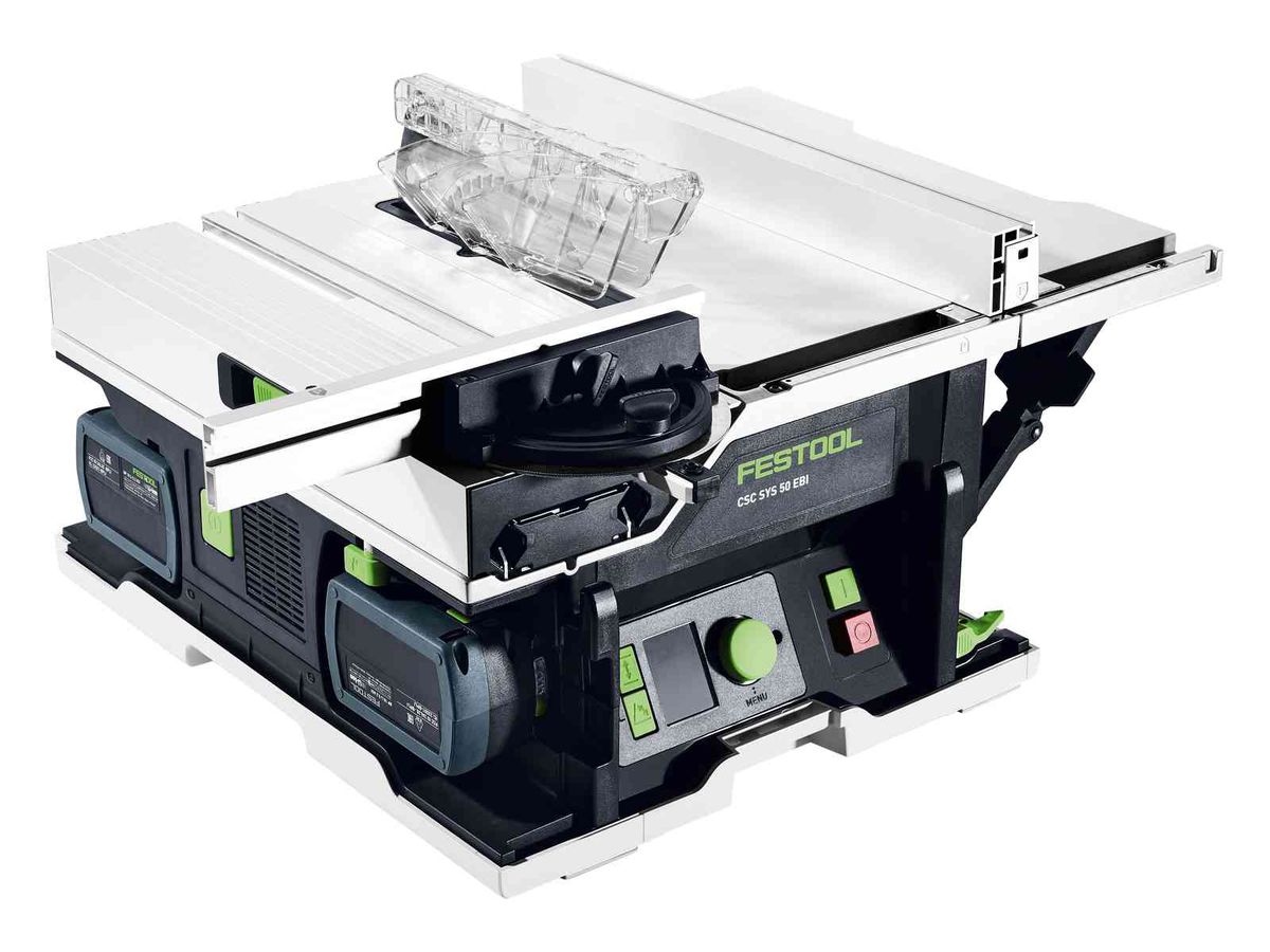 Akku-Tischkreissäge CSC SYS 50 EBI-Plus - Festool, mit Akku 2 x 5 Ah.