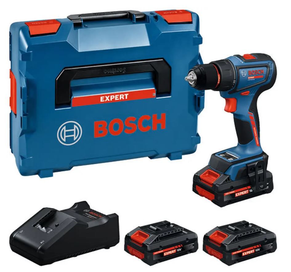 Akkuschrauber EXSR18V-90 3xEXBA18V-40 - Bosch, L-Boxx